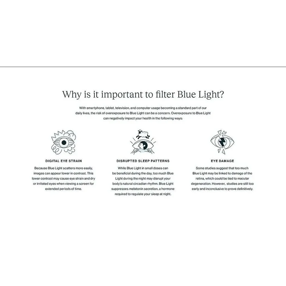 Felix Gray - Jemison Blue Light Glasses (with case & cloth) - Black